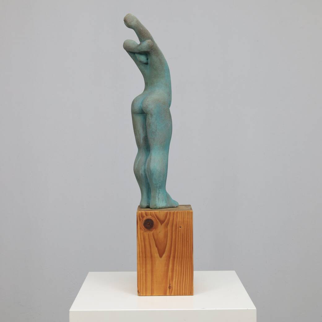 Figurative female sculpture by Francine Govers, 1990s