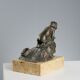 Ancient bronze figurine Vincenzo Gemito Fisherman 20th Century