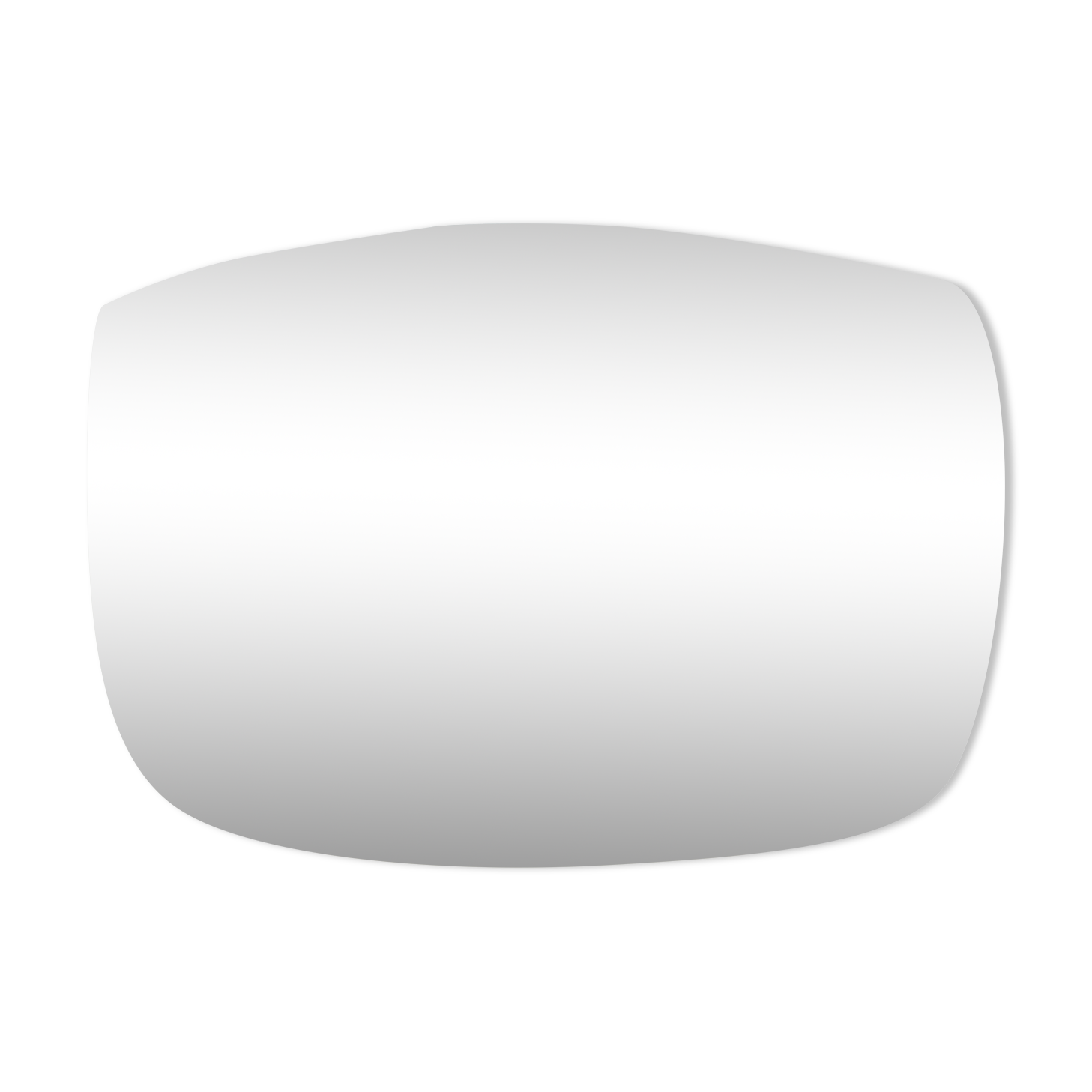 Rounded Square Flush Mount by Osvetlovaci Sklo Valasske Mezirici