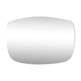 Rounded Square Flush Mount by Osvetlovaci Sklo Valasske Mezirici