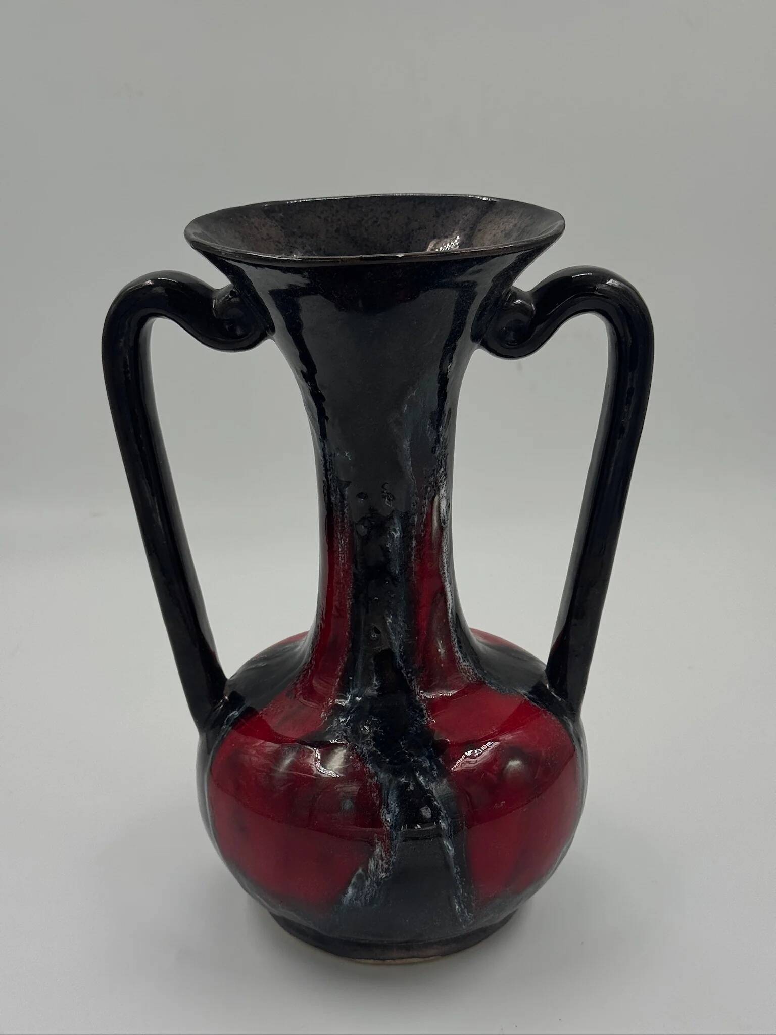 Vintage ceramic amphora vase