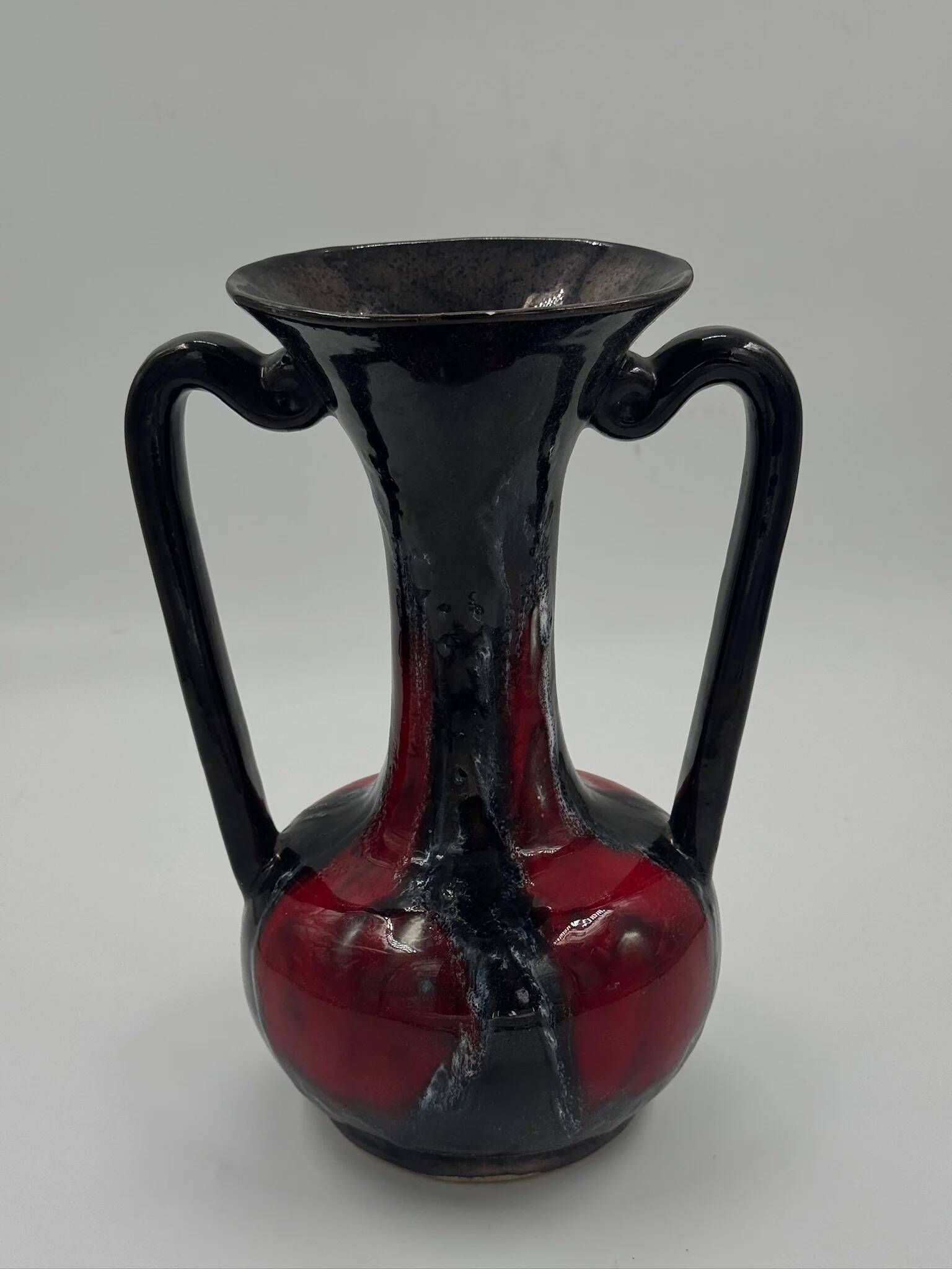 Vintage ceramic amphora vase