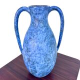 Studio ceramic art amphora vase by Werner Lehr, from Keitum Sylt, Germany, 1960s