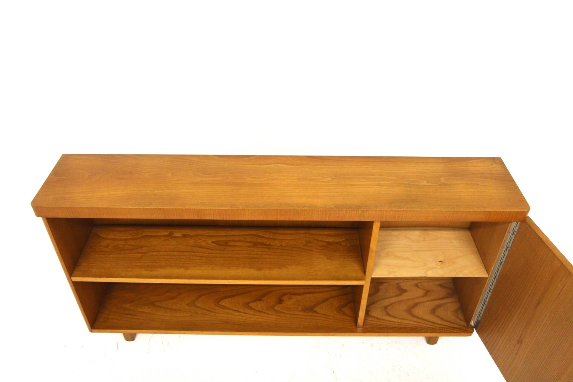 Scandinavian elm bookcase, Swedish modern, Sweden, 1940