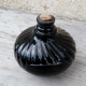 Ink bottle 1900 in black glass