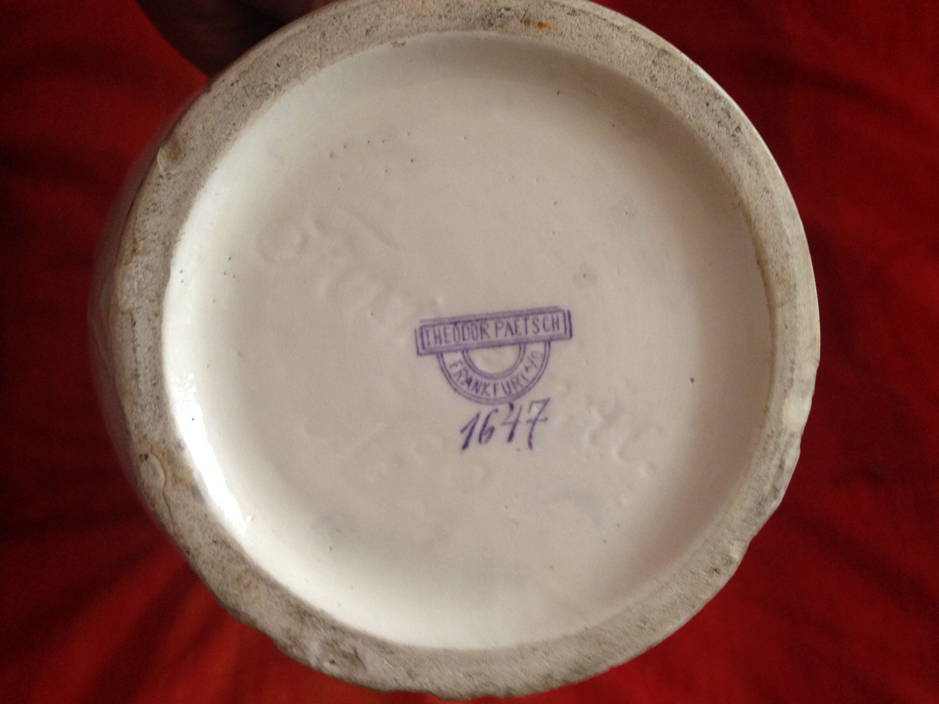 Mid-century toilet pitcher