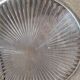 Cloche plateau fromages gâteaux en verre moulé  ancien vintage brocanteespritdantan