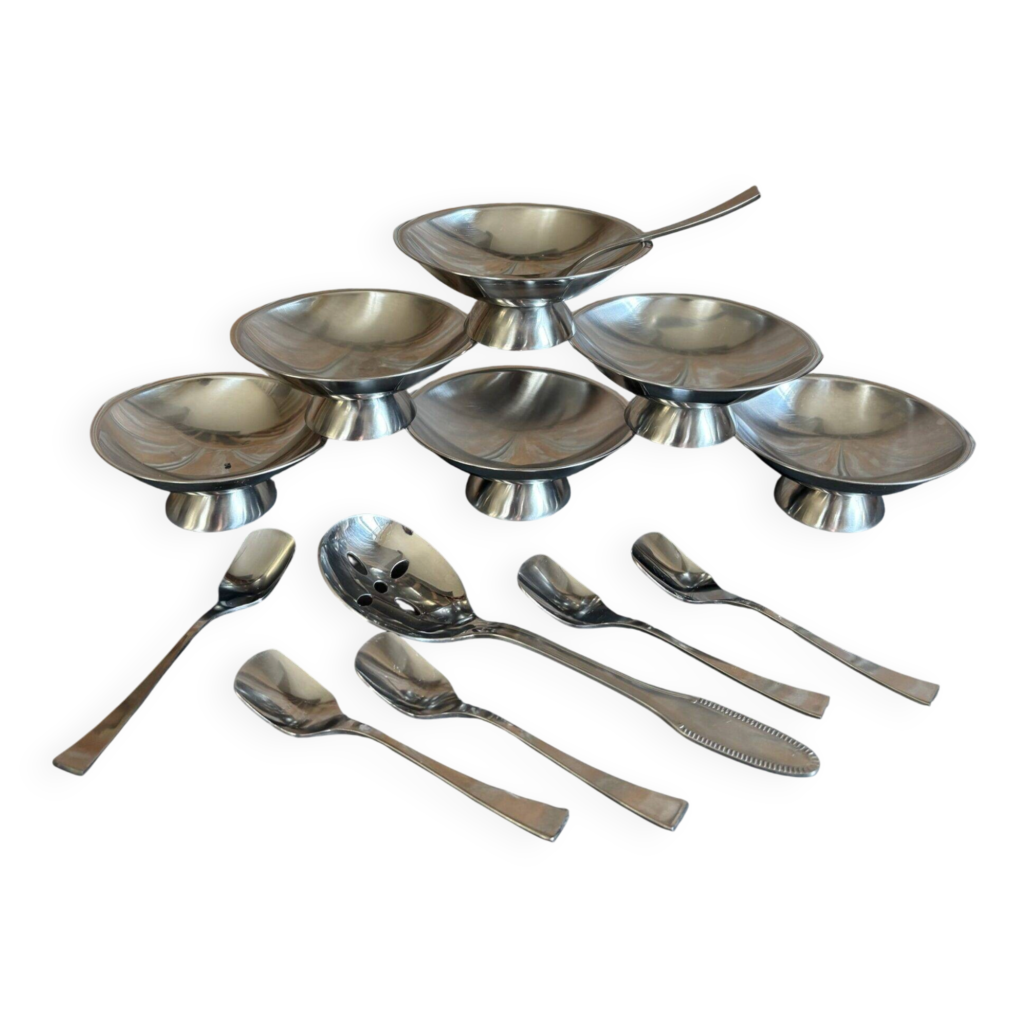 Cosmos ice cream service - Guy Degrenne