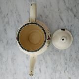 Enamelled teapot