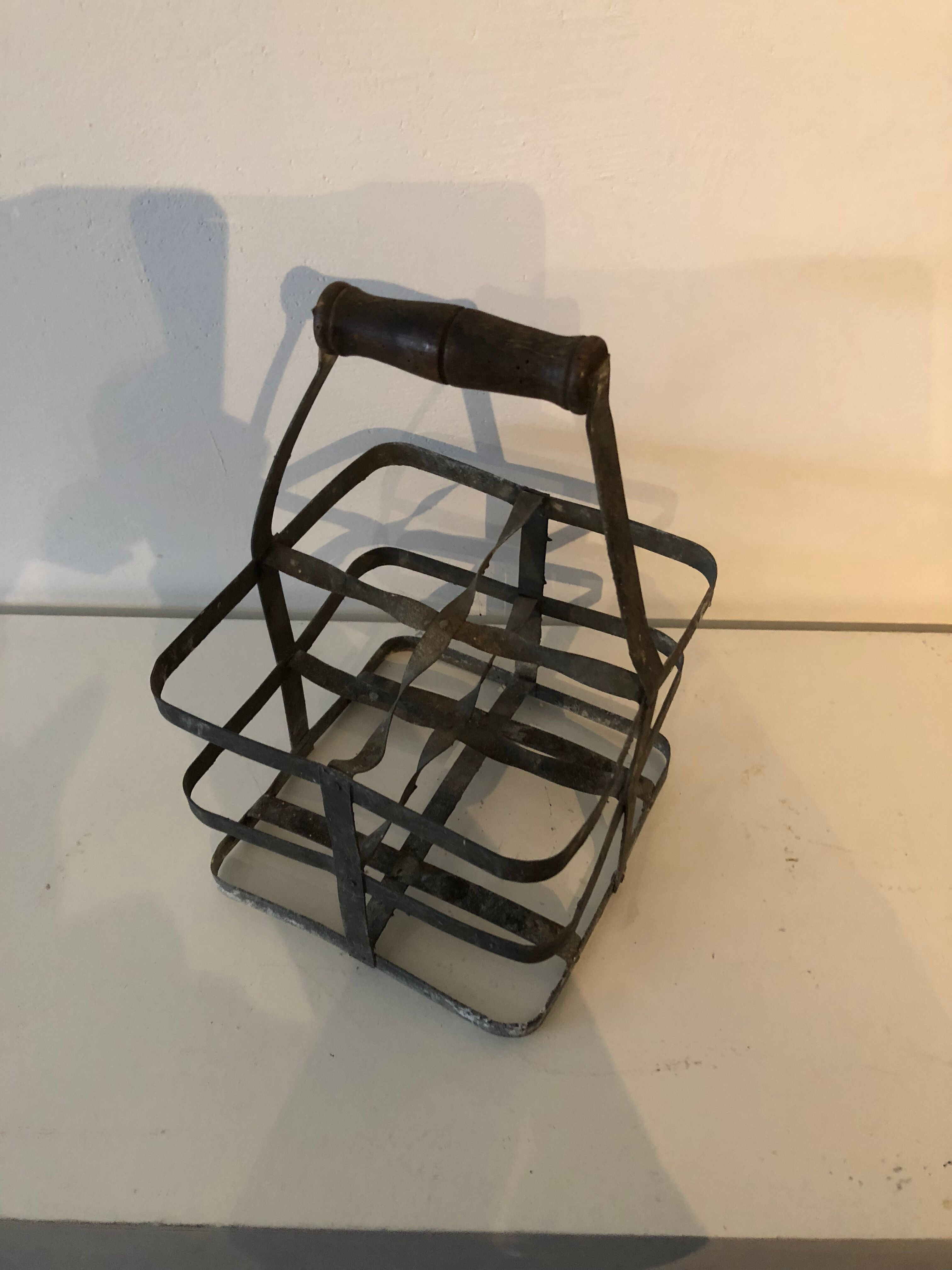 Door bottles in old zinc