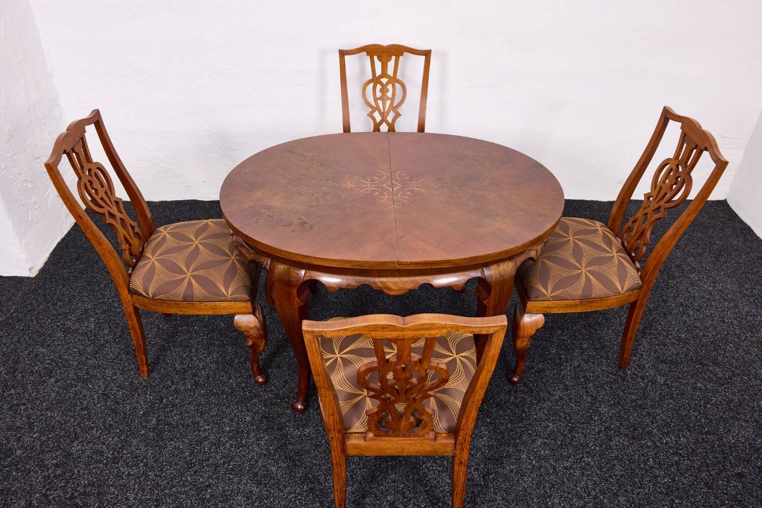 Lajos Kozma, ensemble de 7 pièces baroques Art Déco par Budapest Werkstatten 1920