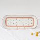 Rectangular porcelain platter from Limoges Bernardaud (41 x 16 cm)