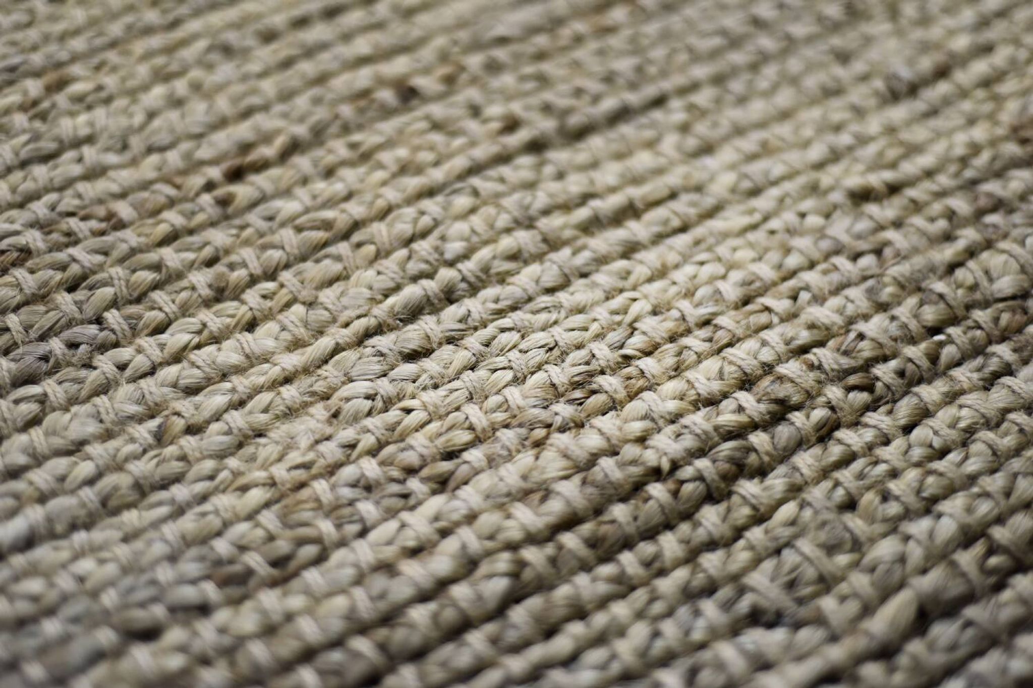 Tapis indien en jute tissé à plat, années 1970