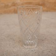 Vintage vase in cut crystal