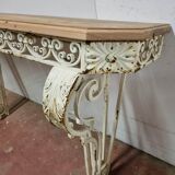 Art Deco wrought iron console