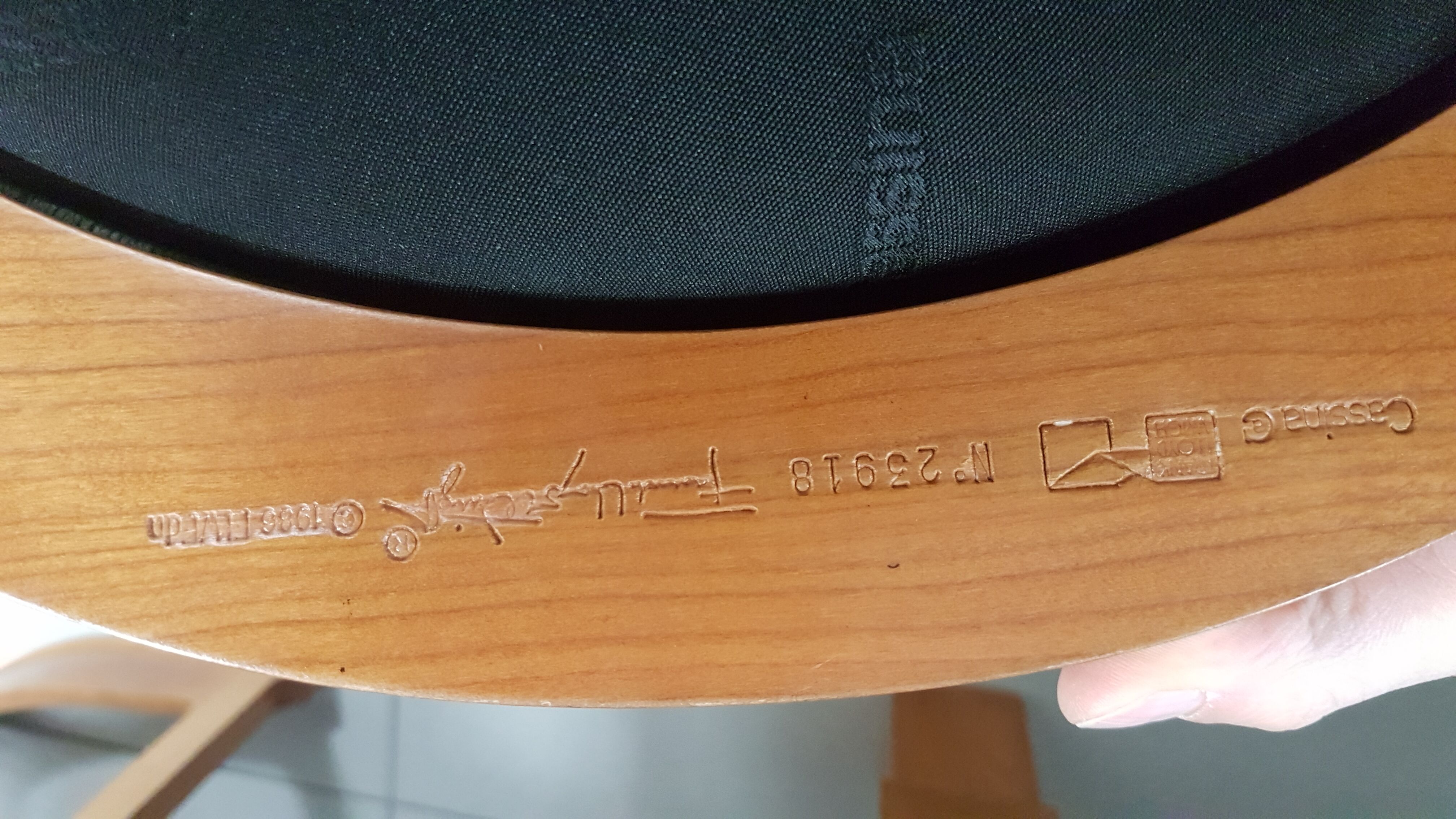 Armchairs model "Barrel"by Franck Wright  for Cassina