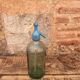 Siphon en verre bleu