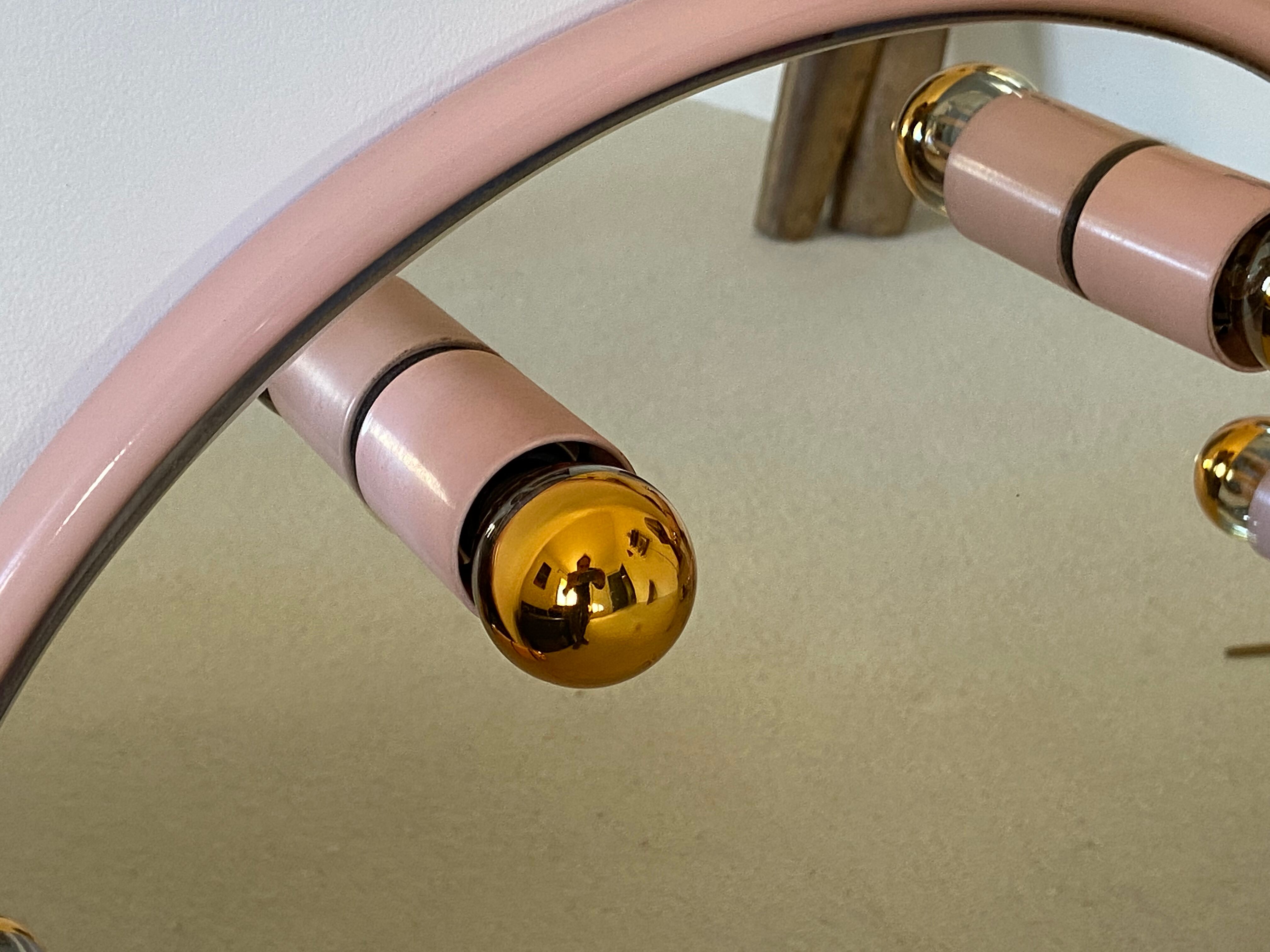 Bright bathroom mirror 80s