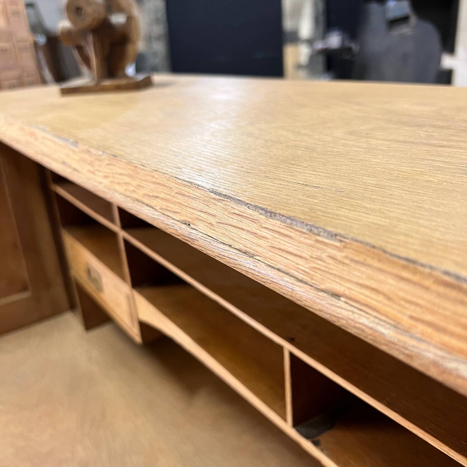 American oak desk 1950