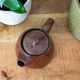 Ceramic Teapot, Flower Teapot, Brown Tea Pot, Alinea Fabrication Artisanale