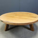 Brutalist tripod coffee table, 1960s