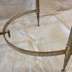 Table 60´ - 70´ low brass and glass