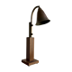 Art Deco table lamp in wood and brass