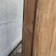 Natural wood wardrobe