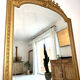 Miroir ancien à fronton XIXème