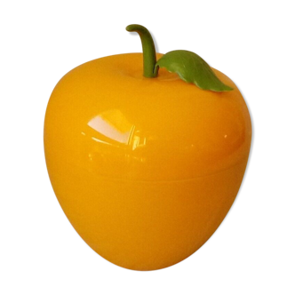 Seau à glaçons pomme orange s.o.m.m paris années 70'