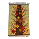 Polish kilim or wall rug with tree and blossoms motif from Cepelia, 1960s