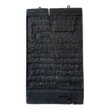 Plaque chinoise en plâtre d'atelier par Charles Filleul XXe