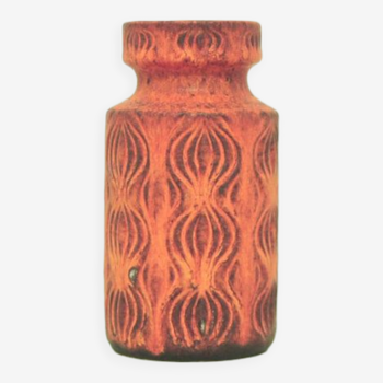 vase vintage orange mat 'Amsterdammer' West Germany Scheurich