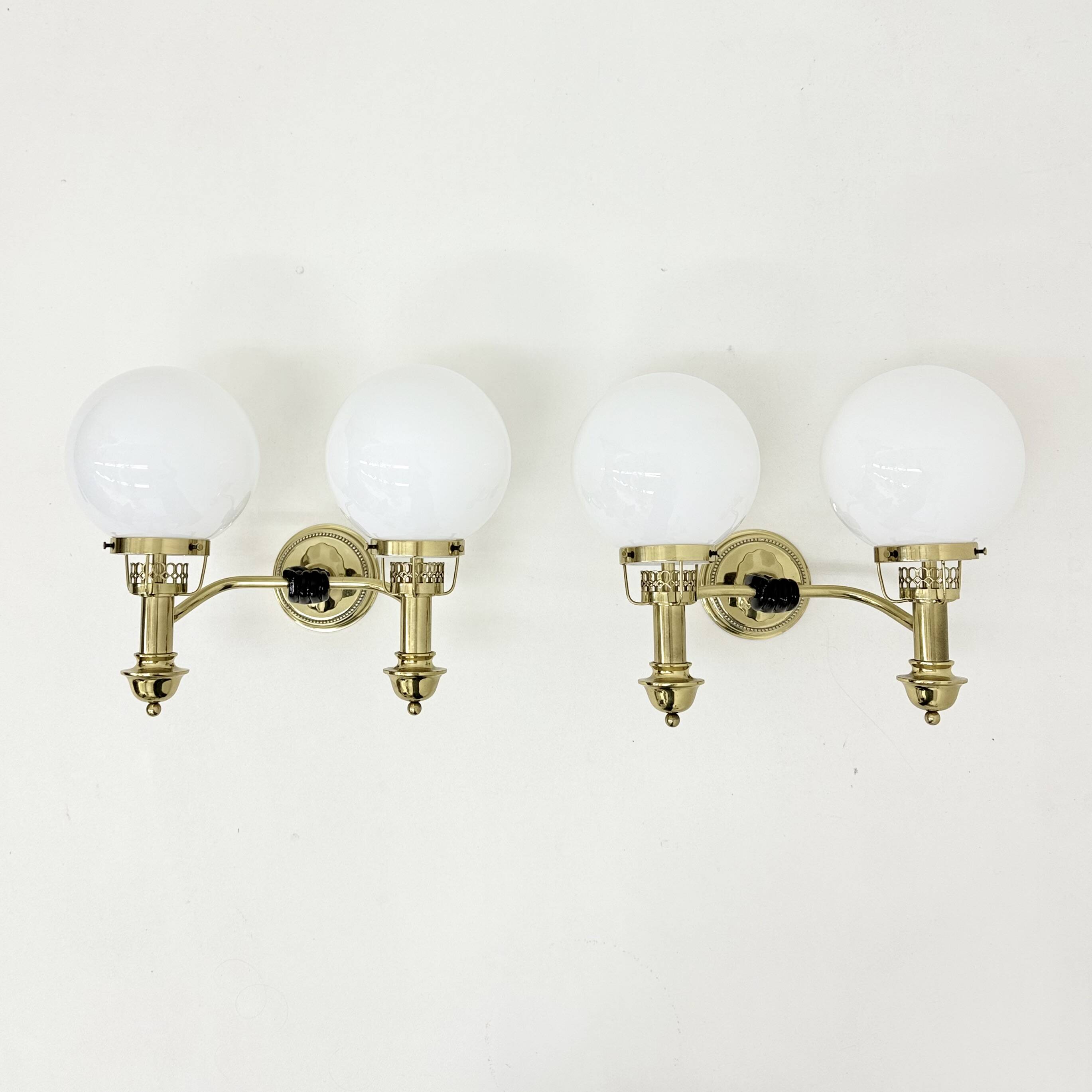 Brass Sconces by Vereinigte Werkstätten München 1970s