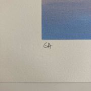 Signed lithograph by the Provençal French artist Victor Zarou.