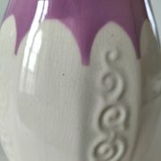 Pichet Villeroy & Boch Mettlach Ehrang, cream and plum