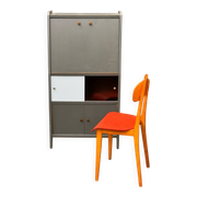 Bureau secrétaire 60´s et sa chaise