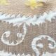 Vintage hand-embroidered tablecloth 125x128 cm