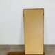 Scandinavian mirror with asymmetrical shelf in wood, 1960s