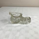 Vintage glass shoe ashtray
