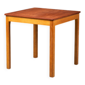 Side Table in Teak and Oak, Denmark, 1960s