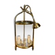 Lanterne cage en laiton doré Louis XVI