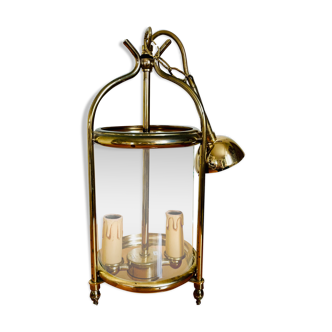 Lantern cage in golden brass Louis XVI