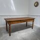 Solid oak work table 1960s