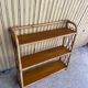 Vintage wall rattan shelf