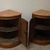 Pair of walnut necks XVIII th