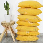 Moroccan cactus silk pillow