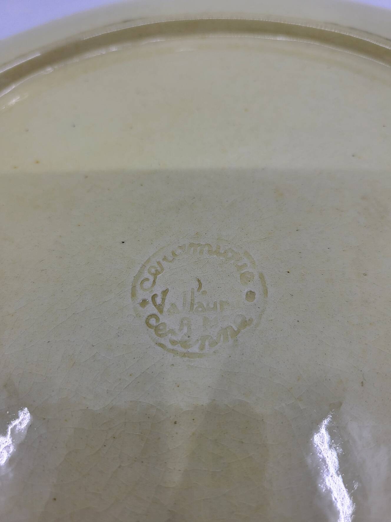 Dessert service Atelier Cerenne Vallauris Santons of Provence France 1950