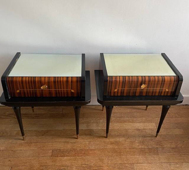 Pair of vintage bedside tables