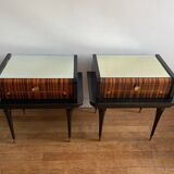 Pair of vintage bedside tables
